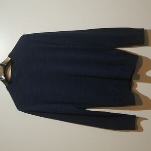 NWT H&M Crewneck Marled Navy Sweater sz Medium